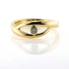 Billede af Ring med brill. 0,05 w/vs. 14 kt.