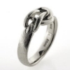 Billede af Ring med knob "pælestik" 925s (-59)