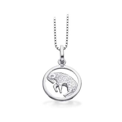 Billede af *Stjernetegn Vædder sølv