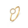 Billede af Spirit Icons Halo ring 14 karat guld med ialt 0,075 ct. w/vs str. 52