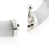 Billede af Armring jade med fatninger, sølv