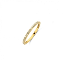 Billede af Spirit Icons ring Chic Polished forgyldt sølv m. cz (str. 58)