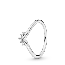 Billede af Pandora Tiara Wishbone ring sølv med klar cz str. 54