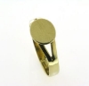 Billede af Ring spalt. skinne m. oval plade 11*9 m/m. 14 kt.
