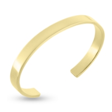 Billede af Armring åben i bund firkantet  rekt. tråd br. 5,0* tyk. 2,0 mm. 14 kt.