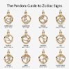 Billede af Pandora Zodiac Sagittarius charm forgyldt metalblanding m. cz (Skytte)