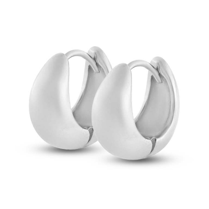 Billede af Øreringe knæk 925s.