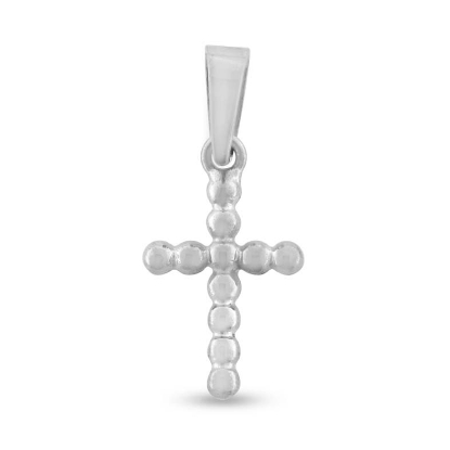 Billede af Vedhæng kors 10*14 m/m. patz øsk. 14 kt hvg.