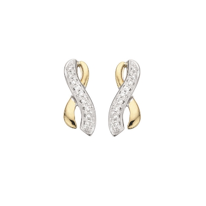 Billede af Scrouples Ørepynt i 14 kt. m. bril. 0,06 ct.