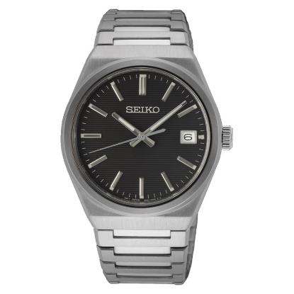 Billede af Seiko Classic herreur stål grå skive safirglas 39mm 10ATM