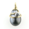 Billede af Vedhæng med Tahiti perle 14,3*11,5 mm. 14 kt.