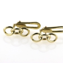 Billede af Loge kjoleknapper lg. 15 mm. 14 kt.