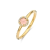 Billede af Spirit Icons Euphoria Pink ring forgyldt sølv m. krystal + cz (str. 58)