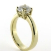 Billede af Ring 4 grab. fatning, syn. sten, 8,0 mm. 8 kt facon 6,6 gr (prisen er excl. guld)