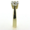 Billede af Ring 4 grab. fatning, syn. sten, 8,0 mm. 8 kt facon 6,6 gr (prisen er excl. guld)