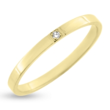 Billede af Alliancering 14 kt. 1* 0,01 w/vs. (br. 1,8 mm.)