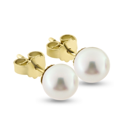 Billede af 8 kt. 333 Ørestik fv. kulturperle fra 2,0 til 10 mm. SE VARIANTER pris fra
