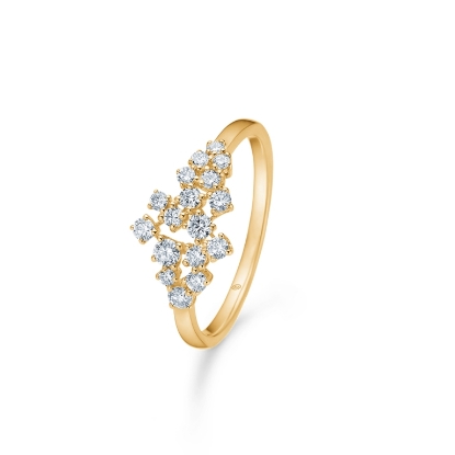 Billede af Mads Z "Starry Night" ring 14 kt. guld m. 0,41 ct. w/si brill. (str. 50-60)