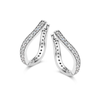 Billede af Spirit Icons Solaris øreringe sølv m. cz