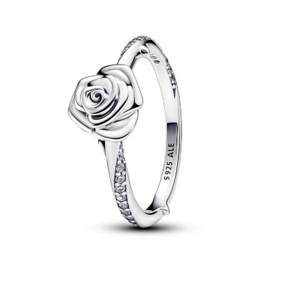 Billede af Pandora Rose i Blomst ring m. cz (str. 48 - 60)