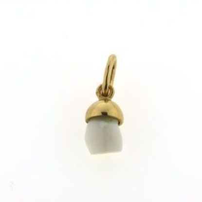 Billede af Tand vedh. (mælketand)14 kt. fac. 0,8 gr. (prisen er excl. guld)