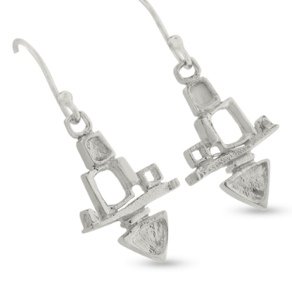 Billede af Ørehængere "Shape Art" 925s sølv