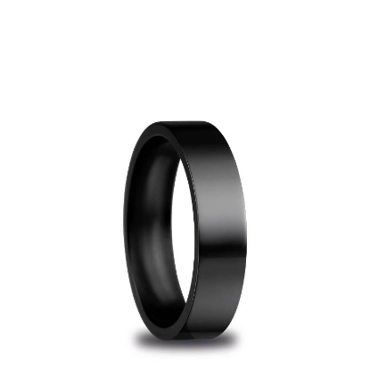 Billede af Bering ring Arctic Symphony inderring bred sort keramik str. 60 (7)