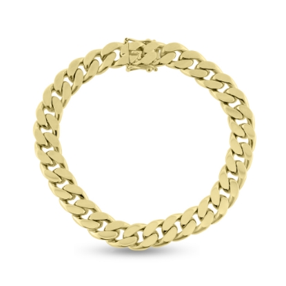 Billede af BNH armbånd panser facet 6,1mm. i 14 kt.