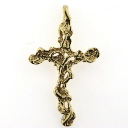 Billede af Vedhæng Kors med fast øsken