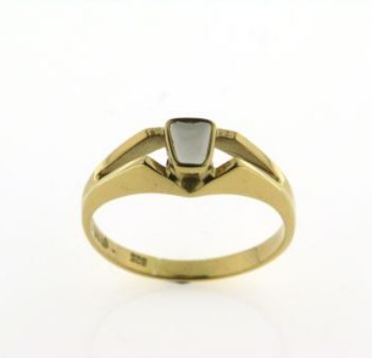 Billede af Tand ring 8 kt fac. 2,5 gr (prisen er excl. guld)