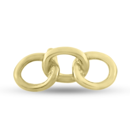 Billede af Loge tai-tac (lg. 12,5mm.) 8 kt.