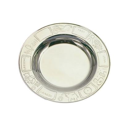 Billede af Rustfrit ståltallerken dåb