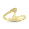 Billede af Guldring forskudt  8 kt. 333 facon + 2,3 gr. (prisen er excl. guld)
