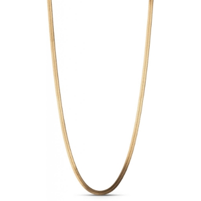 Billede af ENAMEL Copenhagen Caroline halskæde sølv forgyldt (42 + 3cm)
