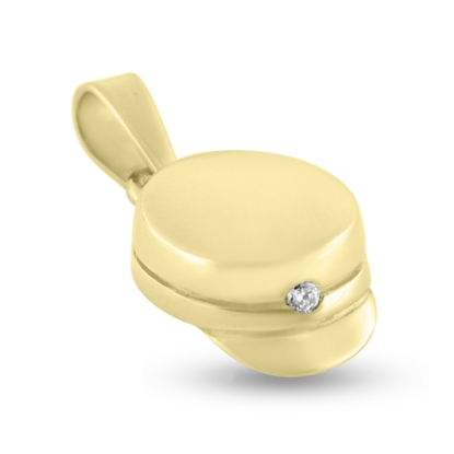 Billede af Vedhæng studenterhue, brillant 0,02 w/vs. 8 kt. 