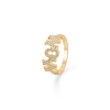 Billede af Mads Z "Wow/Mom" ring 14 kt. m. 0,23 ct. W.SI str. 54
