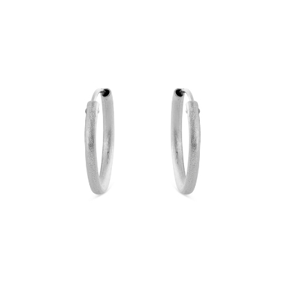 Billede af Susanne Friis Bjørner Creol sølv mat rør hængslet lukning 20 mm