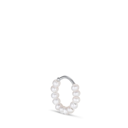 Billede af Jane Kønig Row Perle Vrid ørering sølv (1stk)