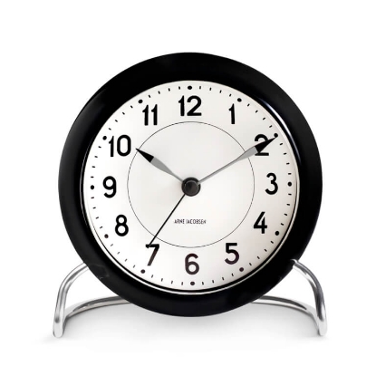 Billede af Arne Jacobsen bordur - Station - hvid/sort - 11 cm