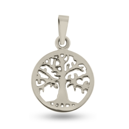 Billede af Vedhæng Livets træ 16 mm. 14 kt. hvg.