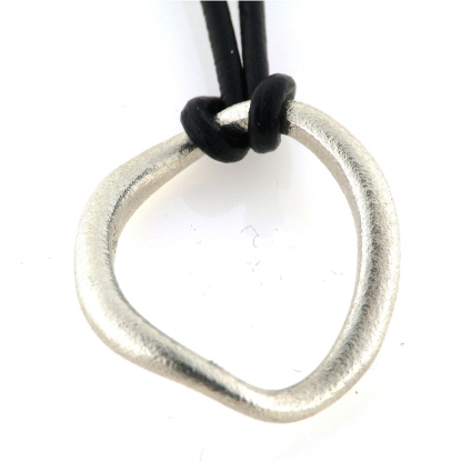 Billede af Vedhæng vreden tråd 925s forgyldt (forgyldning vil blive slidt af ved brug !) (snoet)