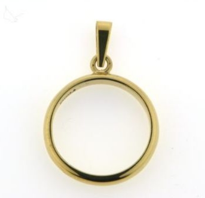 Billede af Vedh. af ring m. øsken + patz 8 kt