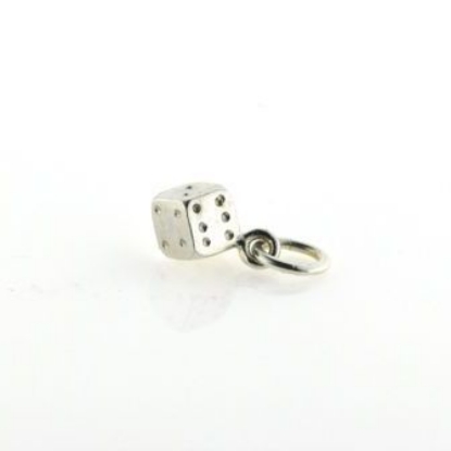 Billede af Vedhæng terning 925s.