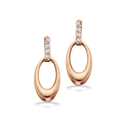 Billede af Ørepynt cubic zir. 8 kt.