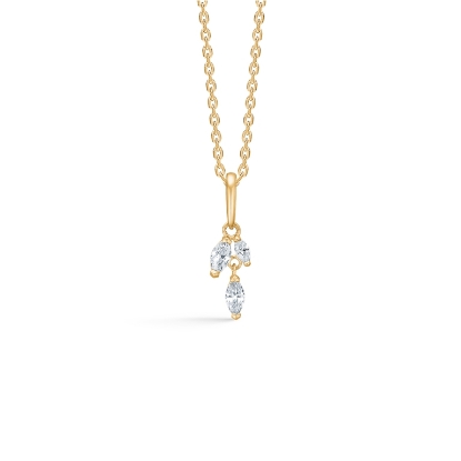 Billede af Mads Z "Emilia" vedhæng 8 kt. guld m. cz (ekskl. kæde)