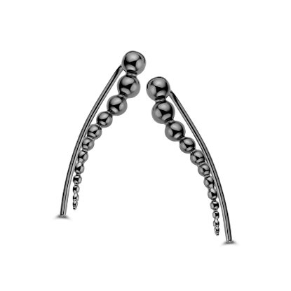 Billede af Spirit Icons ørestik Bomber øreringe sølv oxyd