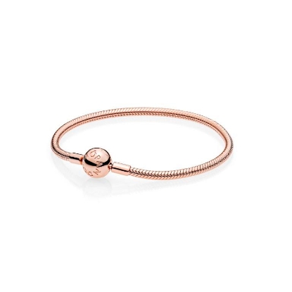 Billede af Pandora armbånd sølv rose rund p-lås str. 16-23 cm.  