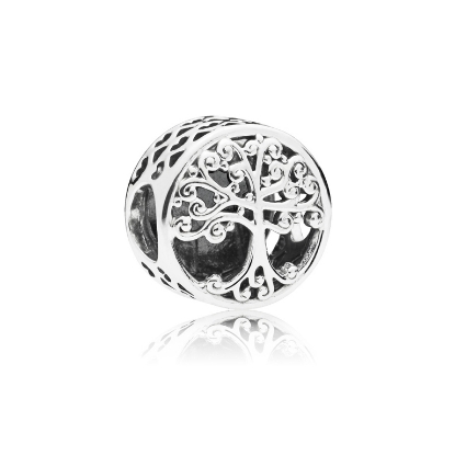 Billede af Pandora Family Tree charm sølv hjerte