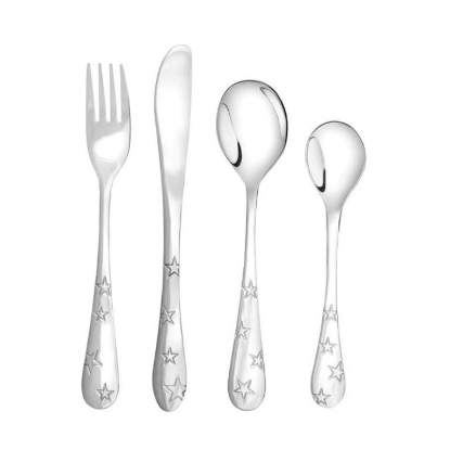 Billede af Nordahl Andersen Rustfrit stål bestik 4 dele m. stjerner