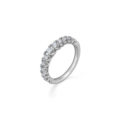 Billede af Mads Z "Crown Princess" ring 14 kt. hvidguld brillanter ialt 0,50 w/si str. 54